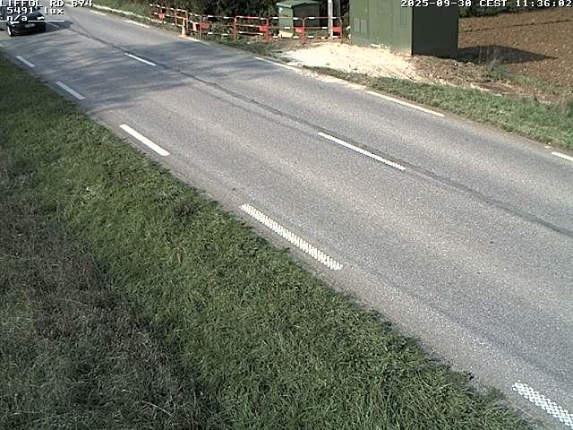 Webcam à Liffol-le-Grand dans le département des Vosges sur la D674 en direction de la Haute-Marne