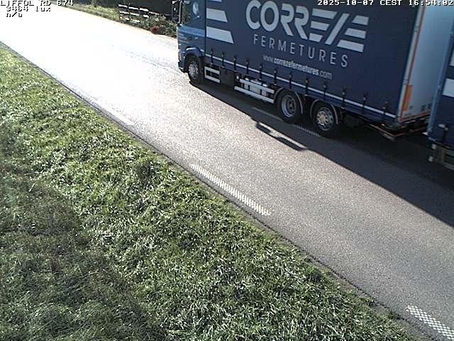 Webcam à Liffol-le-Grand dans le département des Vosges sur la D674 en direction de la Haute-Marne