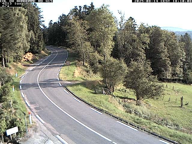<h2>Caméra à proximité du col du Bonhomme sur la D415 à Plainfaing vers l'Alsace</h2>