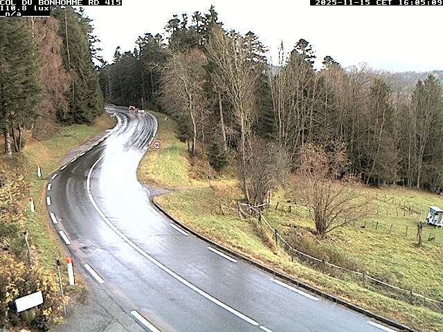 <h2>Caméra à proximité du col du Bonhomme sur la D415 à Plainfaing vers l'Alsace</h2>