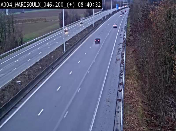 Webcam autoroute Belgique - Warissoulx - E411 - BK 46.2