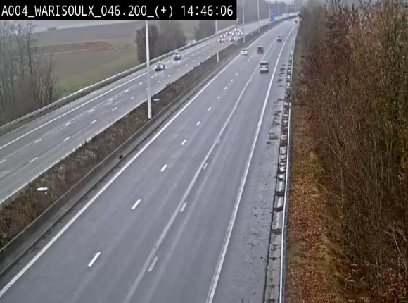 Webcam autoroute Belgique - Warissoulx - E411 - BK 46.2