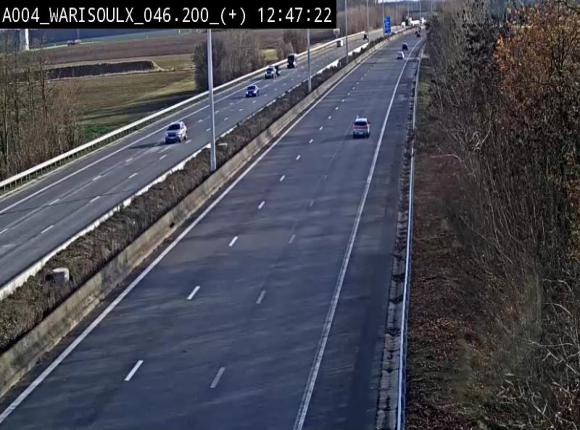Webcam autoroute Belgique - Warissoulx - E411 - BK 46.2