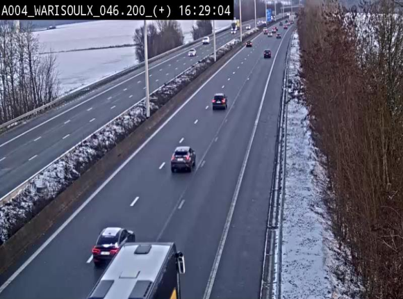 Webcam autoroute Belgique - Warissoulx - E411 - BK 46.2