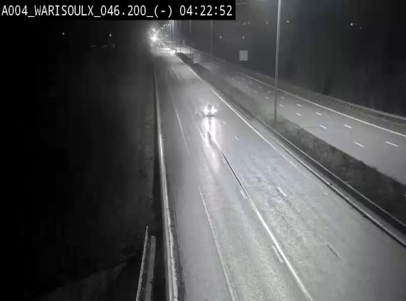 <h2>Webcam sur l'E411 à proximité de la jonction avec l'E42 à Warisoulx. Vue orientée vers le nord</h2>