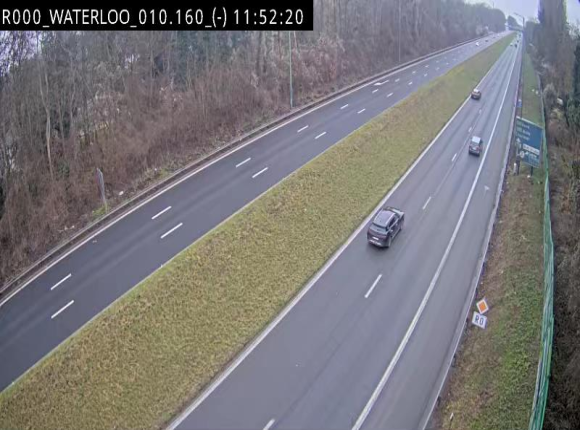 <h2>Webcam autoroute Belgique - Waterloo - R0 (ring de Bruxelles) - BK 12.3</h2>