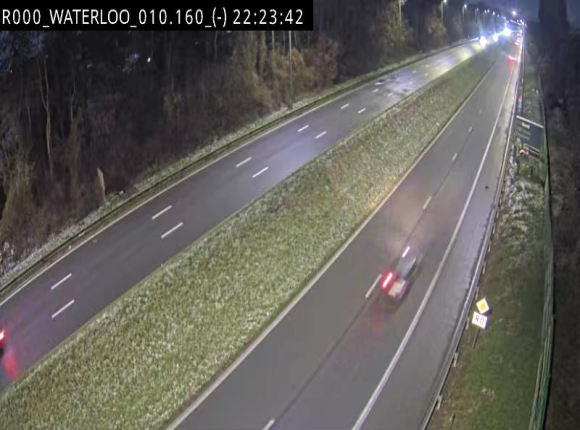 <h2>Webcam autoroute Belgique - Waterloo - R0 (ring de Bruxelles) - BK 12.3</h2>