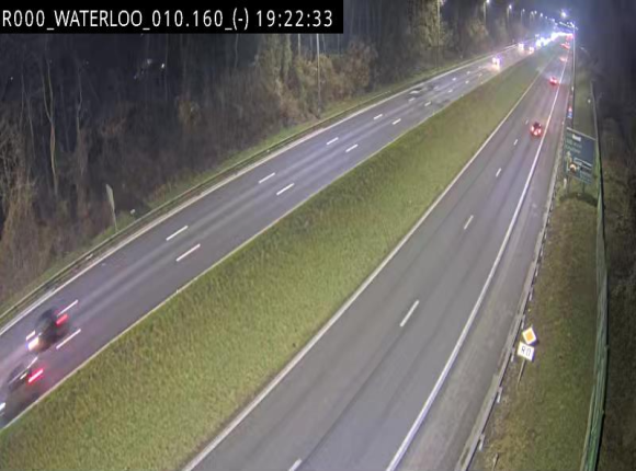 <h2>Webcam autoroute Belgique - Waterloo - R0 (ring de Bruxelles) - BK 12.3</h2>