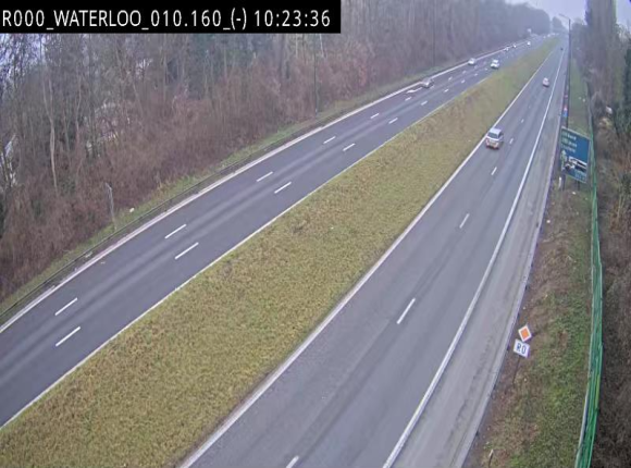 Webcam autoroute Belgique - Waterloo - R0 (ring de Bruxelles) - BK 12.3