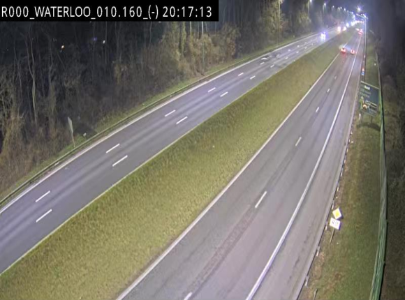 <h2>Webcam autoroute Belgique - Waterloo - R0 (ring de Bruxelles) - BK 12.3</h2>