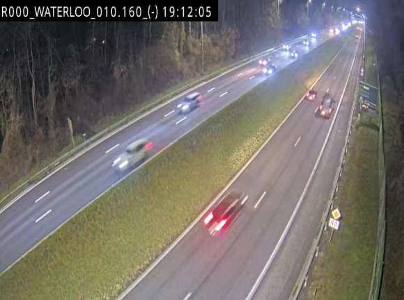 <h2>Webcam autoroute Belgique - Waterloo - R0 (ring de Bruxelles) - BK 12.3</h2>