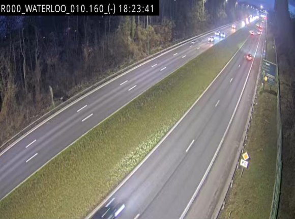 Webcam autoroute Belgique - Waterloo - R0 (ring de Bruxelles) - BK 12.3