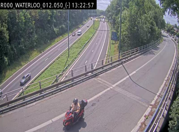 <h2>Webcam autoroute Belgique - Waterloo - R0 (ring de Bruxelles) - BK 12.3</h2>