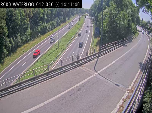 <h2>Webcam autoroute Belgique - Waterloo - R0 (ring de Bruxelles) - BK 12.3</h2>