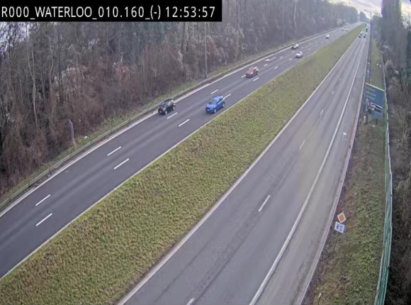 <h2>Webcam autoroute Belgique - Waterloo - R0 (ring de Bruxelles) - BK 12.3</h2>