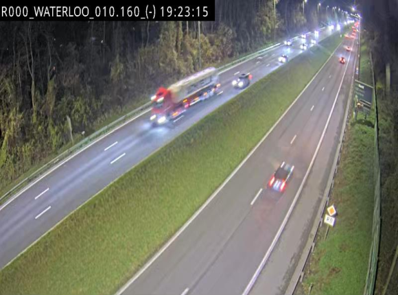 Webcam autoroute Belgique - Waterloo - R0 (ring de Bruxelles) - BK 12.3