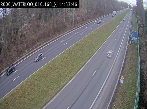 <h2>Webcam autoroute Belgique - Waterloo - R0 (ring de Bruxelles) - BK 12.3</h2>