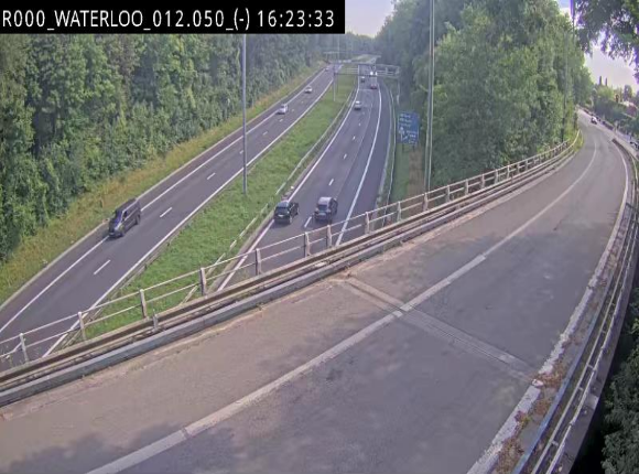 <h2>Webcam autoroute Belgique - Waterloo - R0 (ring de Bruxelles) - BK 12.3</h2>