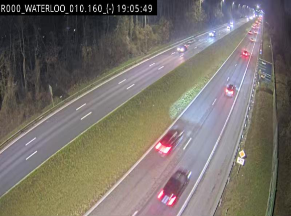 Webcam autoroute Belgique - Waterloo - R0 (ring de Bruxelles) - BK 12.3