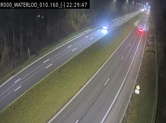 <h2>Webcam autoroute Belgique - Waterloo - R0 (ring de Bruxelles) - BK 12.3</h2>