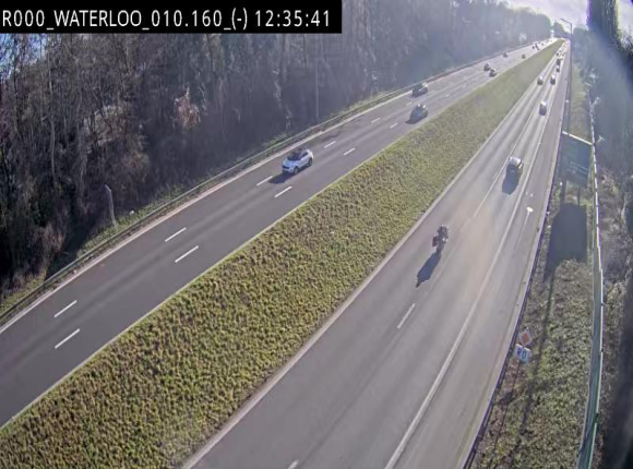 <h2>Webcam autoroute Belgique - Waterloo - R0 (ring de Bruxelles) - BK 12.3</h2>