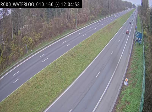 Webcam autoroute Belgique - Waterloo - R0 (ring de Bruxelles) - BK 12.3