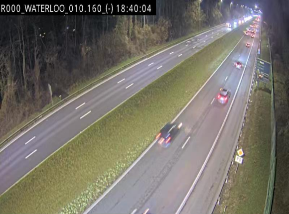 <h2>Webcam autoroute Belgique - Waterloo - R0 (ring de Bruxelles) - BK 12.3</h2>