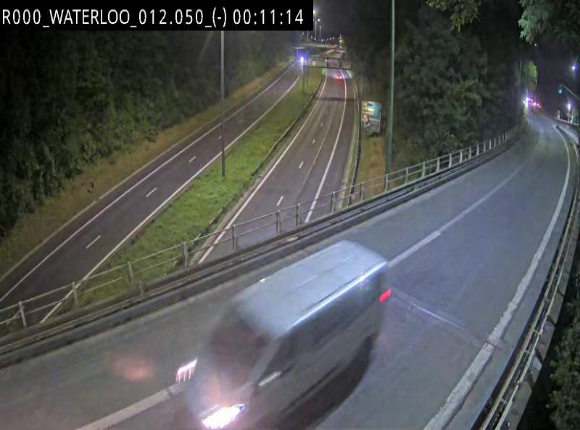 <h2>Webcam autoroute Belgique - Waterloo - R0 (ring de Bruxelles) - BK 12.3</h2>