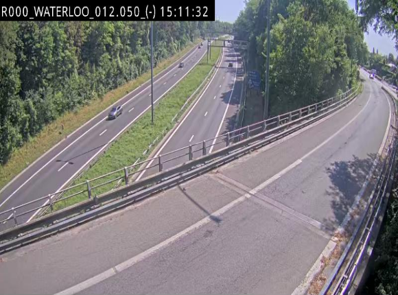 <h2>Webcam autoroute Belgique - Waterloo - R0 (ring de Bruxelles) - BK 12.3</h2>
