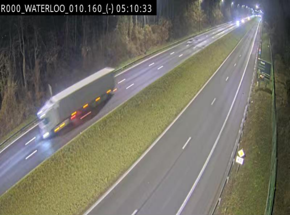 <h2>Webcam autoroute Belgique - Waterloo - R0 (ring de Bruxelles) - BK 12.3</h2>