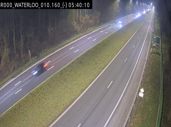 <h2>Webcam autoroute Belgique - Waterloo - R0 (ring de Bruxelles) - BK 12.3</h2>
