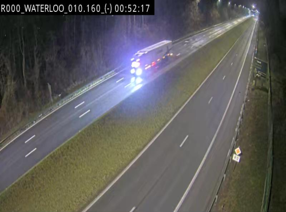 <h2>Webcam autoroute Belgique - Waterloo - R0 (ring de Bruxelles) - BK 12.3</h2>