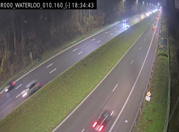 <h2>Webcam autoroute Belgique - Waterloo - R0 (ring de Bruxelles) - BK 12.3</h2>