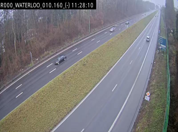 <h2>Webcam autoroute Belgique - Waterloo - R0 (ring de Bruxelles) - BK 12.3</h2>