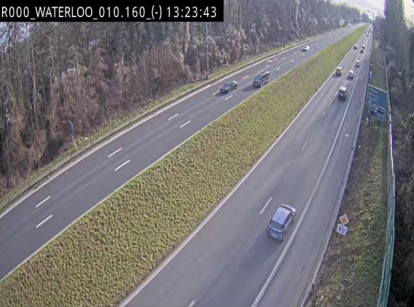 <h2>Webcam autoroute Belgique - Waterloo - R0 (ring de Bruxelles) - BK 12.3</h2>