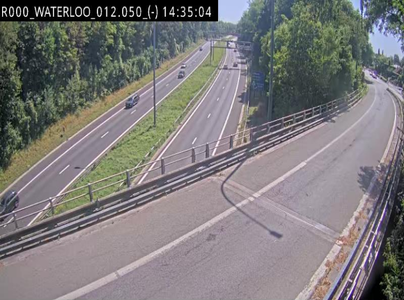 <h2>Webcam autoroute Belgique - Waterloo - R0 (ring de Bruxelles) - BK 12.3</h2>