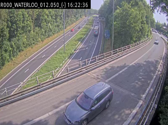 <h2>Webcam autoroute Belgique - Waterloo - R0 (ring de Bruxelles) - BK 12.3</h2>