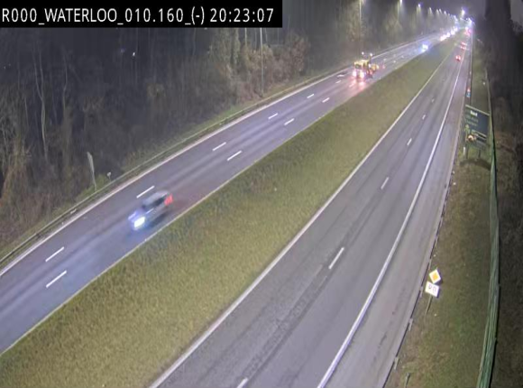 <h2>Webcam autoroute Belgique - Waterloo - R0 (ring de Bruxelles) - BK 12.3</h2>