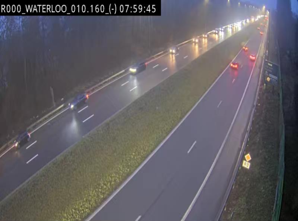 <h2>Webcam autoroute Belgique - Waterloo - R0 (ring de Bruxelles) - BK 12.3</h2>