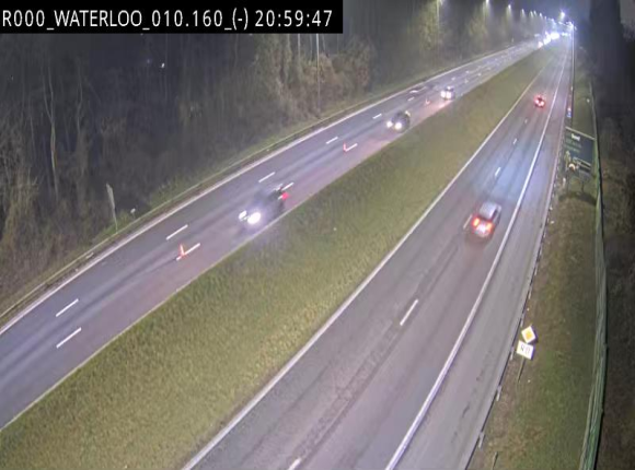 <h2>Webcam autoroute Belgique - Waterloo - R0 (ring de Bruxelles) - BK 12.3</h2>
