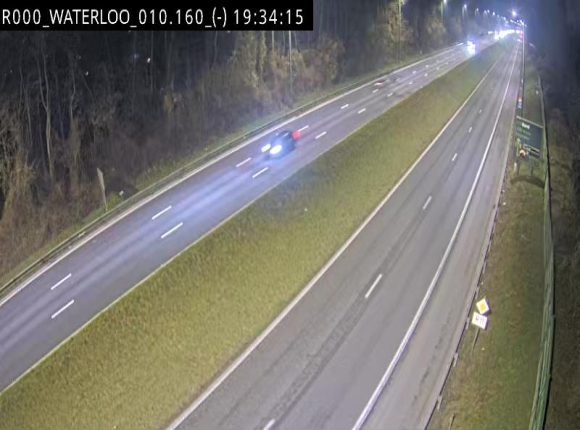 <h2>Webcam autoroute Belgique - Waterloo - R0 (ring de Bruxelles) - BK 12.3</h2>