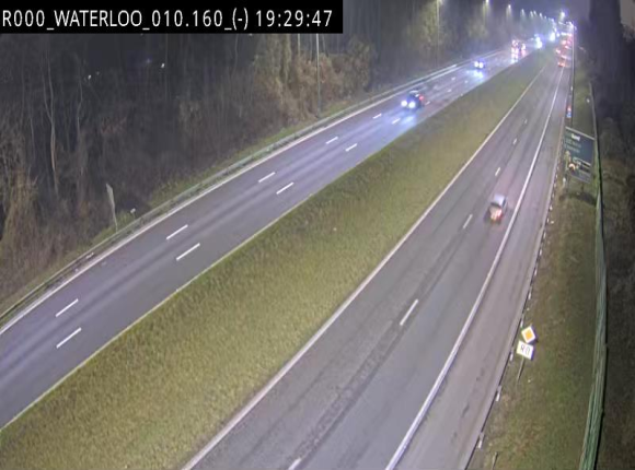 <h2>Webcam autoroute Belgique - Waterloo - R0 (ring de Bruxelles) - BK 12.3</h2>