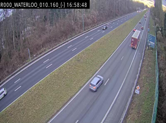 <h2>Webcam autoroute Belgique - Waterloo - R0 (ring de Bruxelles) - BK 12.3</h2>