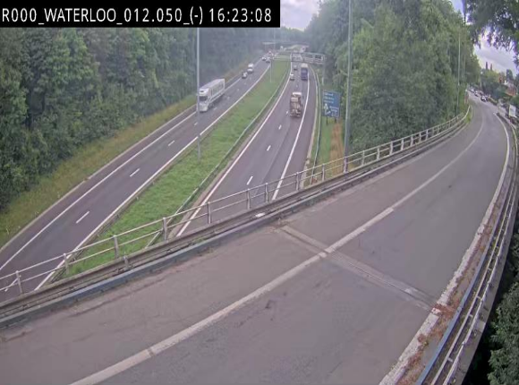 <h2>Webcam autoroute Belgique - Waterloo - R0 (ring de Bruxelles) - BK 12.3</h2>