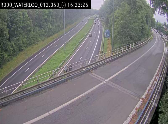 <h2>Webcam autoroute Belgique - Waterloo - R0 (ring de Bruxelles) - BK 12.3</h2>