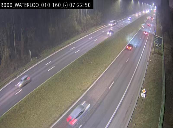 <h2>Webcam autoroute Belgique - Waterloo - R0 (ring de Bruxelles) - BK 12.3</h2>