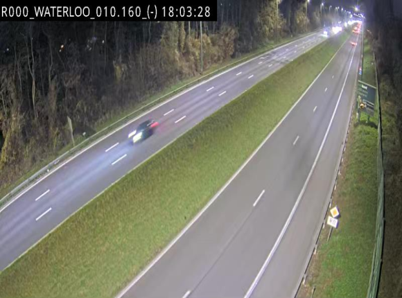 <h2>Webcam autoroute Belgique - Waterloo - R0 (ring de Bruxelles) - BK 12.3</h2>