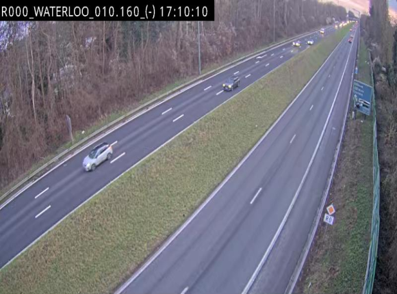 Webcam autoroute Belgique - Waterloo - R0 (ring de Bruxelles) - BK 12.3