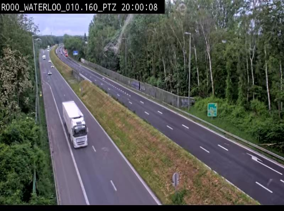 Webcam autoroute Belgique - Waterloo - R0 (ring de Bruxelles) - BK 12.3