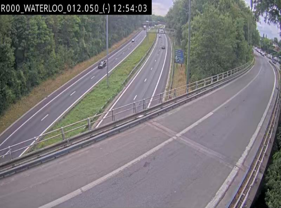 <h2>Webcam autoroute Belgique - Waterloo - R0 (ring de Bruxelles) - BK 12.3</h2>